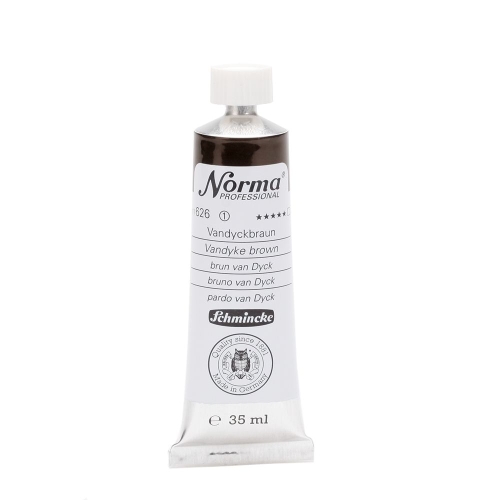Norma oil color 35 ml, Vandyck brown (g.p. 1L= 225,42€)